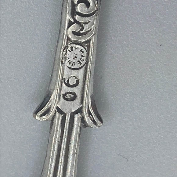 Vtg Klondike City Silver Plate Souvenir Spoon 4.3” - Picture 3 of 4